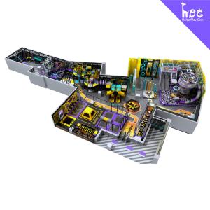 Structure de jeu en intérieur personnalisée pour les écoles maternelles et les