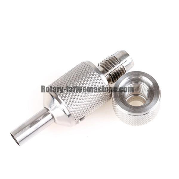Auto Lock Stainless Steel Tattoo Grips , Tattoo Needle Grip For Tattoo Machine