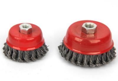Abrasive Tools Twist Knot 65mm 100mm Crimped Wire Cup Brush