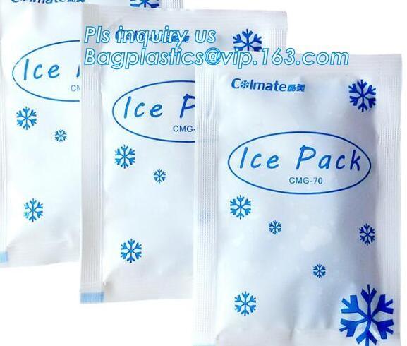 Sports Medicine Ice Bags, Flexible Ice Pack, Easy Seal Ice Cube Bags, Cool Bags & Ice Packs, First Aid Ice Pack, bagease