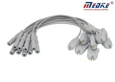 Banana pediatra da ponta do FSC 4mm para grampear acessórios do ECG do grabber