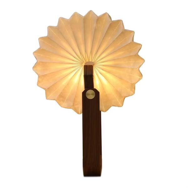 Indoor Flexible Camping Accordion Light 3500K Warm White Beechwood