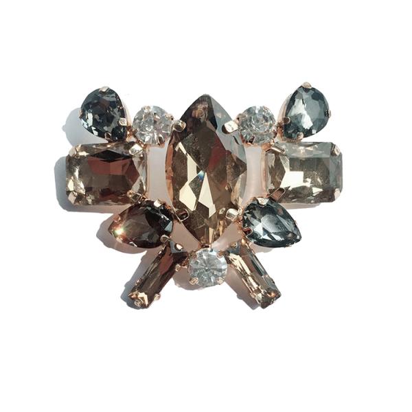 Irregular Style Shoes Decoration Accessories Smoked Glass Drill Shoe Ornament