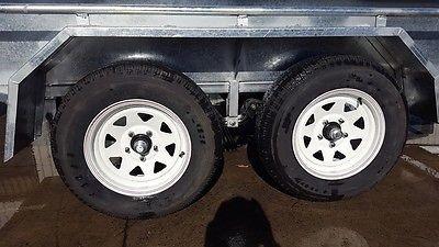 7x5 Hot Dipped Galvanized Single Axle Trailer with Mechanical Disc Brake 1400KG