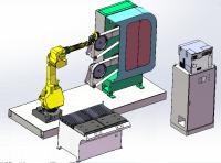 浴室の付属品のための20m/Min 1500Wのロボット粉砕機