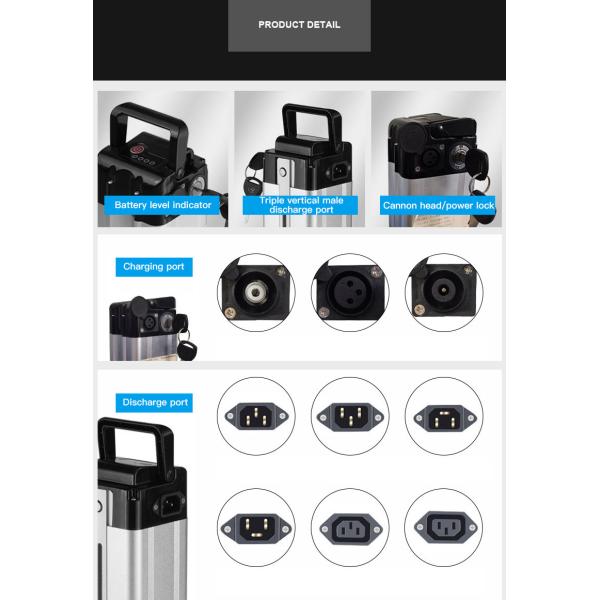 10Ah 48 Volt Ebike Battery Pack 36V E Bike Lifepo4 Battery Pack For Delivery Bikes