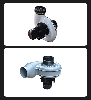 Hydraulic Horizontal Electric Fan Drum System Automatic Exhaust Gas Extraction