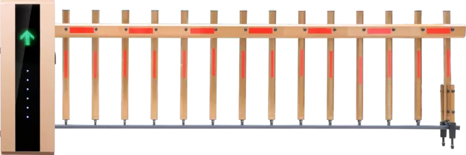 TAIWEI-B6 Fast Boom Barrier Traffic Light Automatic Parking Boom Barrier With Led Strip