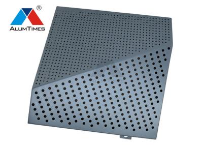 Customized Curved Shape Aluminium Perforated Panel For Airline Lounges Decoration