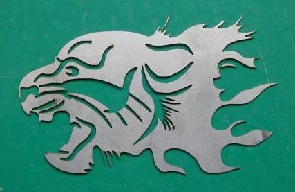 Stainless steel and mild steel CNC fiber laser cutting machine with laser power 1000W