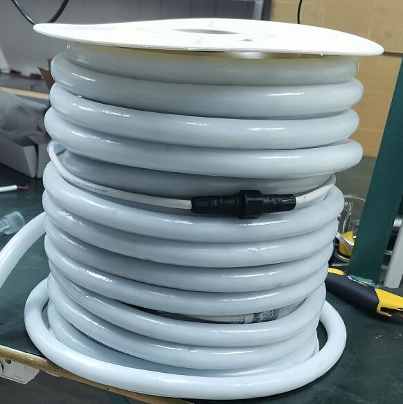 50м ролл 360 rgbw светодиодная веревка световые полоски rgbww неон флекс 24v гибкий неон шланг