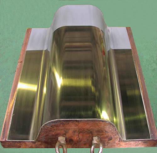 wide and narrow H beam and I beam Copper mould plate applying for CCM