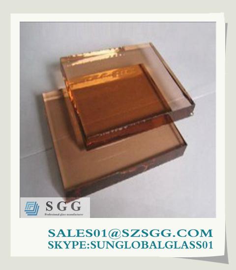 Top quality 5.5mm Bronze Reflective Glass
