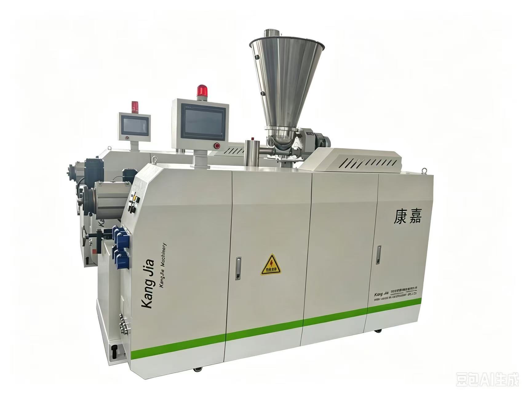 High Precision Stable Running PVC Profile Extrusion Line with PLC Touch Control