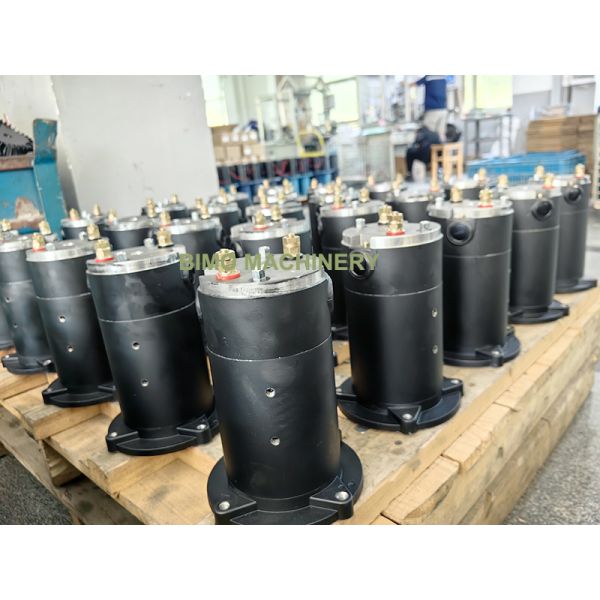 NEMA 56C Frame 3/4HP (0.75HP) 24V DC Permanent Magnet Brushed PMDC Motor, 1750RPM / 1800RPM Variable Speed Brush DC Motor for Industrial Conveyor AGV