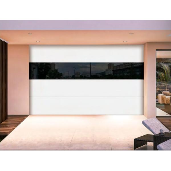 Электрические гаражные двери из алюминия