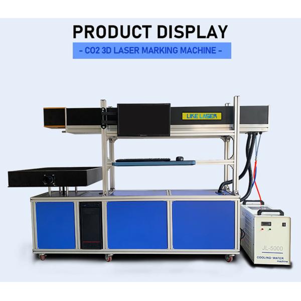 80W 100W 130W CO2 Galvo Laser Marking Machine for Glass Tube Ceramics Crystal Engraving