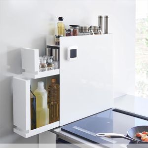 New 3 Tier Steel Hidden Spices Kitchen Cabinets Rack Modern Eco-Friendly Living