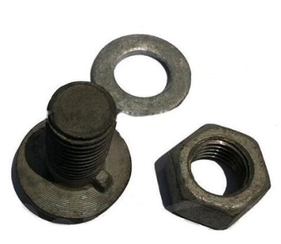 Hot Dip Galvanized Hex Head Bolt Highway Guardrail Bolts With 8.8 Grade