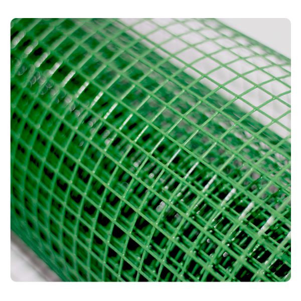 1/2 Inch Green PVC Coated Welded Wire Mesh Rolls Hardware Cloth