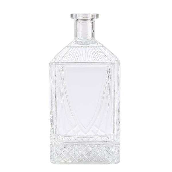 Material de base Botella de vidrio para la industria de fabricación de Pisco Shochu y Tequila