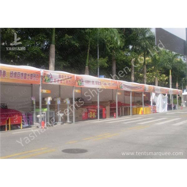 100 Percent Utilization Anodized Aluminum Frame Tents , Clear Span Fabric Structures