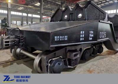 os carros de estrada de ferro quentes do metal da roda de 840mm seguram o trem de mercadorias do peso útil da concha 120t