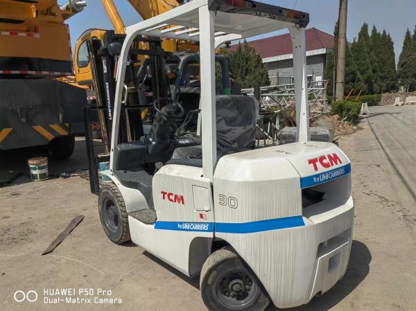 Used Japan TCM Forklift 3ton Toyota Forklift Japan ISUZU Engine Low Price Hot Selling