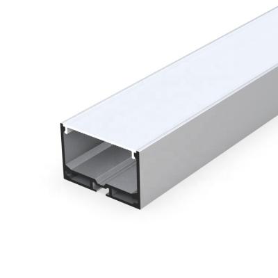 Profil en aluminium enfoncé par extrusion de l'alliage LED pour le guide optique linéaire de bandes