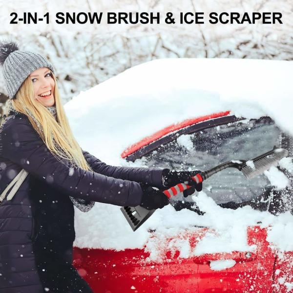 Detachable Extendable Snow Brush Car Windshield Ice Scraper Kit