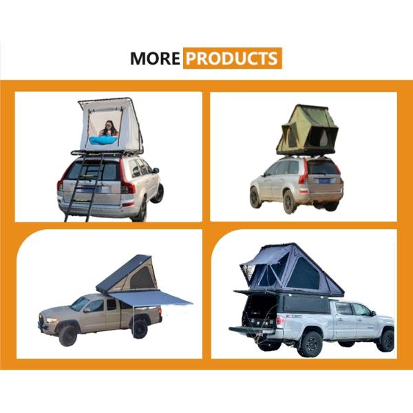 Second Hand Hard Shell Roof Top Tent with Cotton Fabric and Waterproof Index 3000 mm
