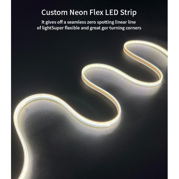 Outdoor Flexible COB Neon Light DC12V DC24V SMD 2835 10mm RGB LED Strip 120leds/M