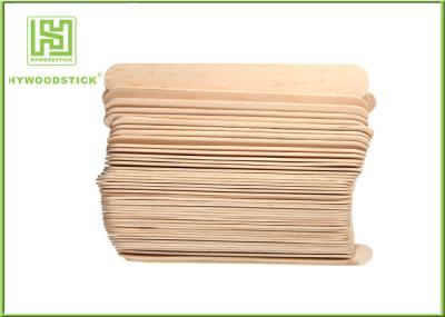 6 Wooden Waxing Spatulas Body Waxing Kit For Beauty Salon 100 * 20 * 2mm
