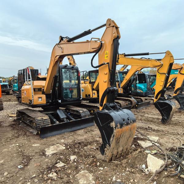 Máquina de escavadeira média de segunda mão de 200Y, com peso de 21500 kg e motor Mitsubishi Fuso