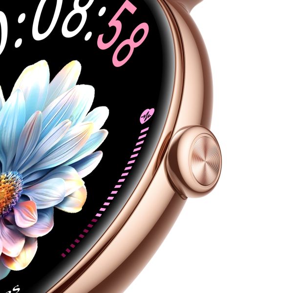KW326 Ultra-Thin Ladies Smartwatch with AMOLED Display Bluetooth Calling