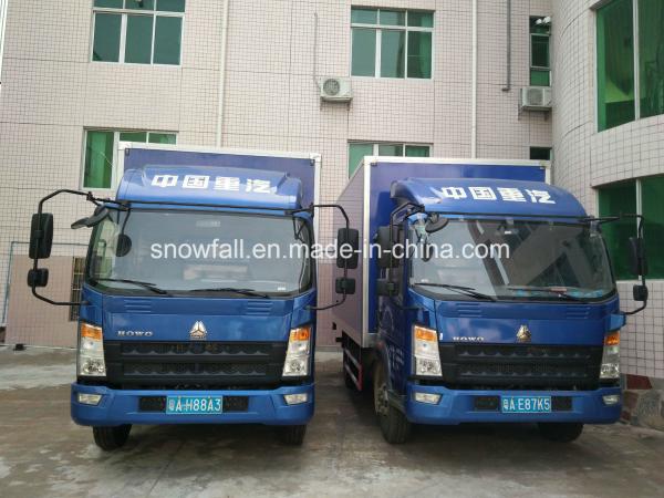 Smooth FRP Refrigerated Truck Body / Truck Fridge Body With High Pressure Vacuum Tech