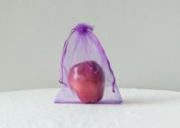 Bolsos de lazo púrpuras de la organza con la seda de la Corea del Sur para el banquete de boda