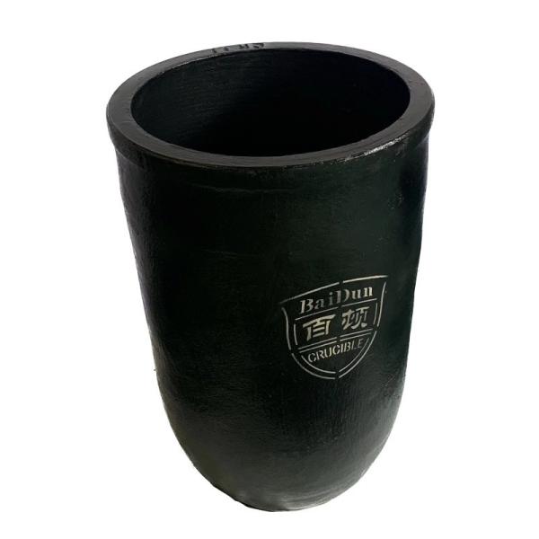 Smooth Surface Black Graphite Crucible For Silver Melting Jewelry Making