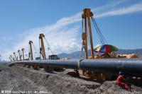 Tubo UHMWPE resistente ao desgaste para transporte de fluidos químicos industriais