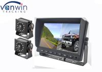 7' 9' 10' 2 Splits AHD Car Display TFT Car Monitor para 2 canais de gravação de vídeo