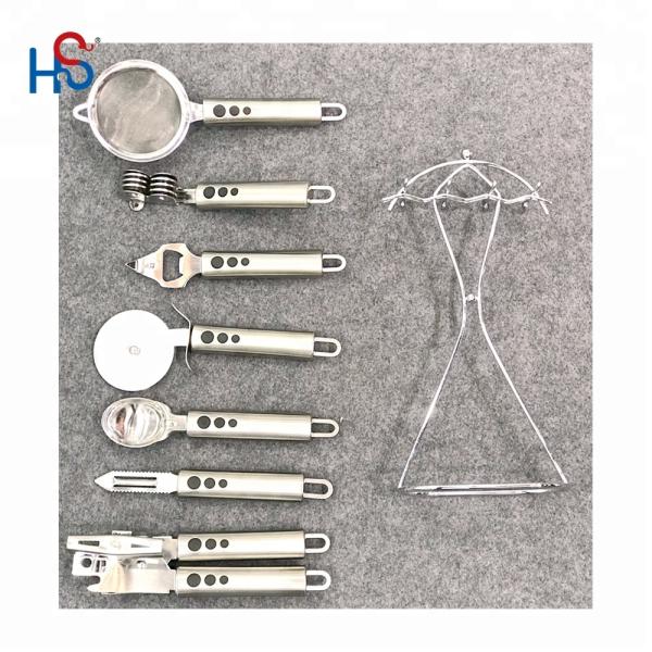 ISO9001/LFGB Certified Smart Kitchen Tools Can Opener/Garlic Press Multi Function Bar