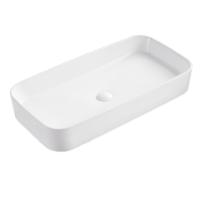 ALLWELL Vente à chaud Les lavabos Evier salle de bains Forme carrée Les lavabos de salle de bains en céramique Les lavabos sanitaires