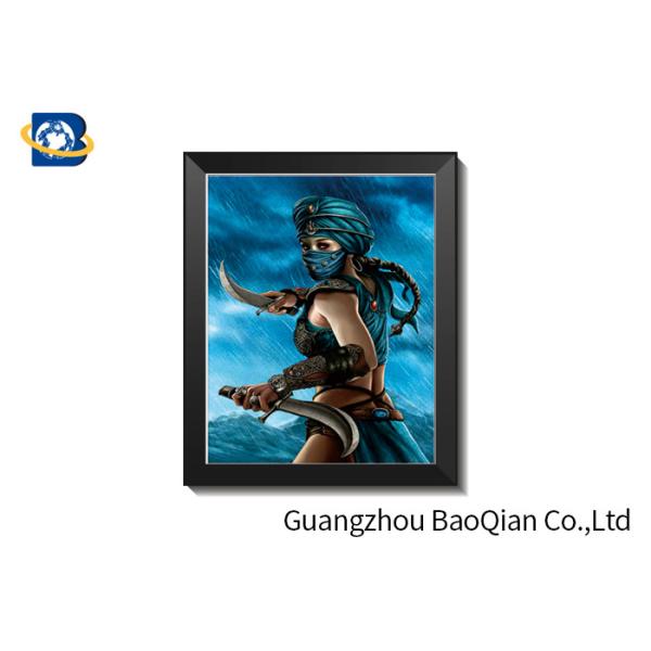Promotional 3D Lenticular Pictures With PVC Frame /lenticular Photography
