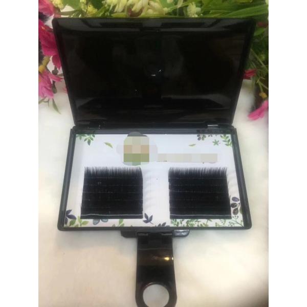 Premium Silk Eyelash Extensions Pre Fanned Volume Lashes Natural Black