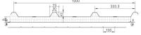 Building Construction Rockwool Sandwich Panel With Steel Thickness 0.4mm-0.8mm