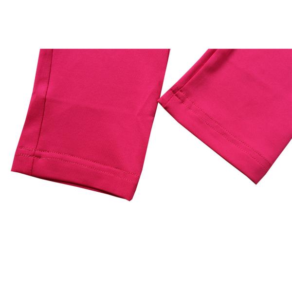 88% polyester 12% spandex Elastic Waist ladies sports trousers 8 Colors