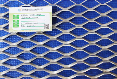 Покрытая порошком домашним сетка металла украшения расширенная алюминием для строя фасада