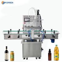 Máquina de enchimento de garrafas de óleo líquido, água e vinho de 10-100 ml com volume de enchimento personalizável