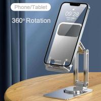 360 grados de rotación porta móvil de aleación plegable para escritorio