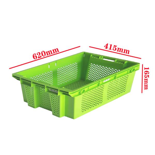 Heavy Duty Custom Plastic Crates For Warehouse Storage & Logistics Transport
